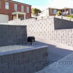 Two Level Retaining Walls Heath Landscaping Tasmania