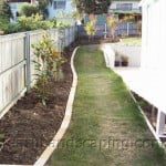 Retaining Wall and Planting by Heath Landscaping Southern Tasmania.