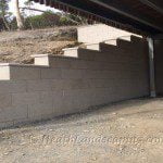 Retaining Wall Under House