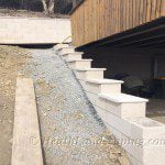 Retaining Wall Under House