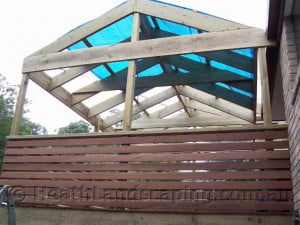 Pergola and screening Heath Landscaping Tasmania - Transform Your Outdoor Space Today