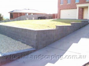 Two Level Retaining Walls Heath Landscaping Tasmania - Transform Your Outdoor Space Today