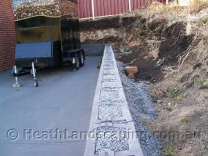 Two Level Retaining Walls Jol Heath Landscaping Tasmania