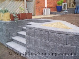 Stairs, Paving and Turfing Retaining Walls Heath Landscaping