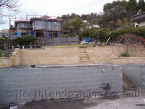 Retaining Wall Heath Landscaping Hobart Tasmania