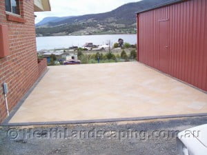 Paving Constructed by Heath Landscaping Southern Tasmania.