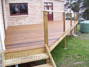 timber deck Heath Landscaping Tasmania - Transform Your Outdoor Space Today