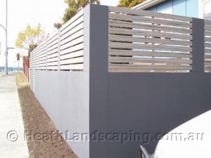 rendered wall Heath Landscaping Tasmania - Transform Your Outdoor Space Today