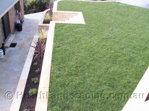 Turfing and garden by Heath Landscaping Tasmania - Transform Your Outdoor Space Today