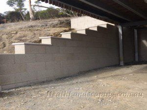 Retaining Wall Under House Heath Landscaping Tasmania - Transform Your Outdoor Space Today